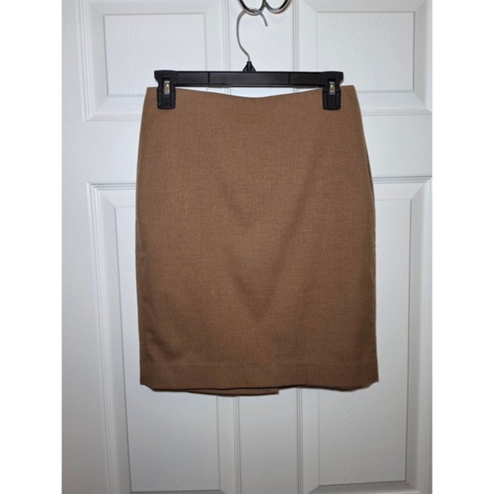 Banana Republic Cognac A-Line Mini Skirt Lined Womens 0 Career‎ Casual